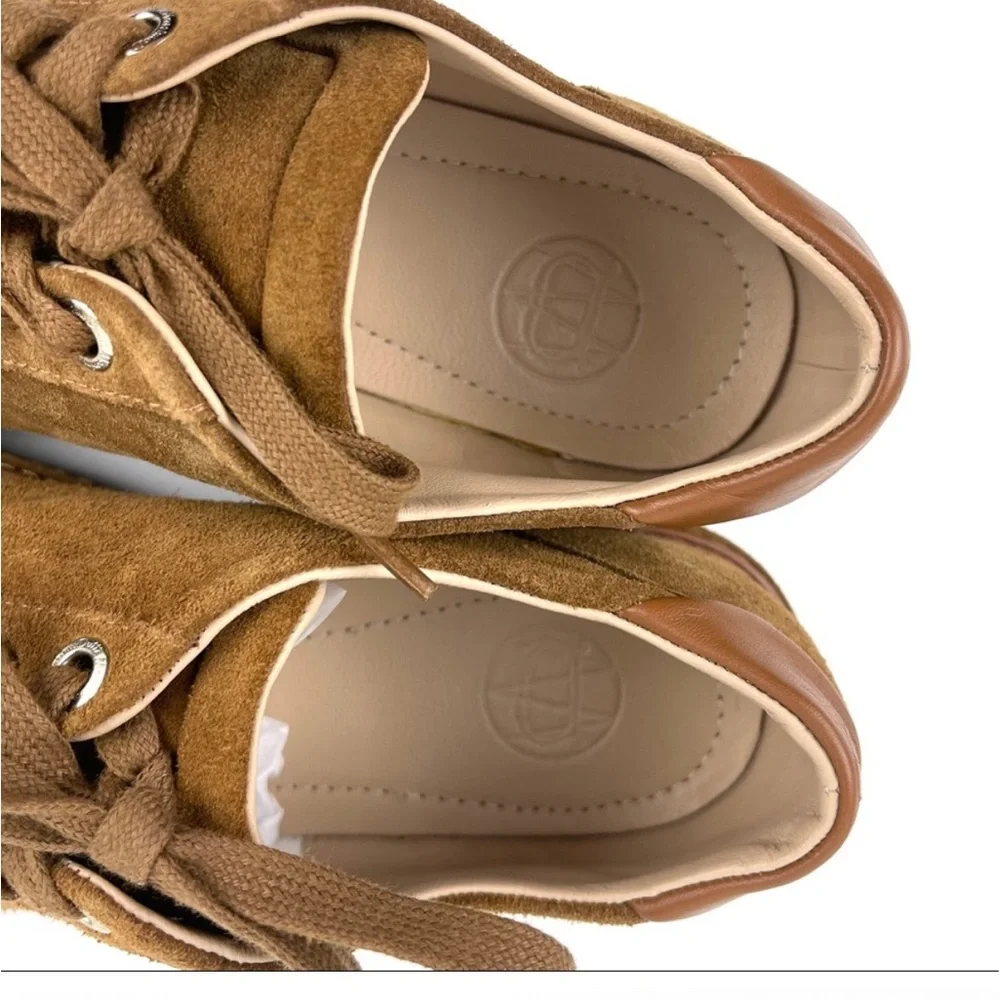 MASSIMO DUTTI Brown Suede Sneakers - Picture 5 of 8